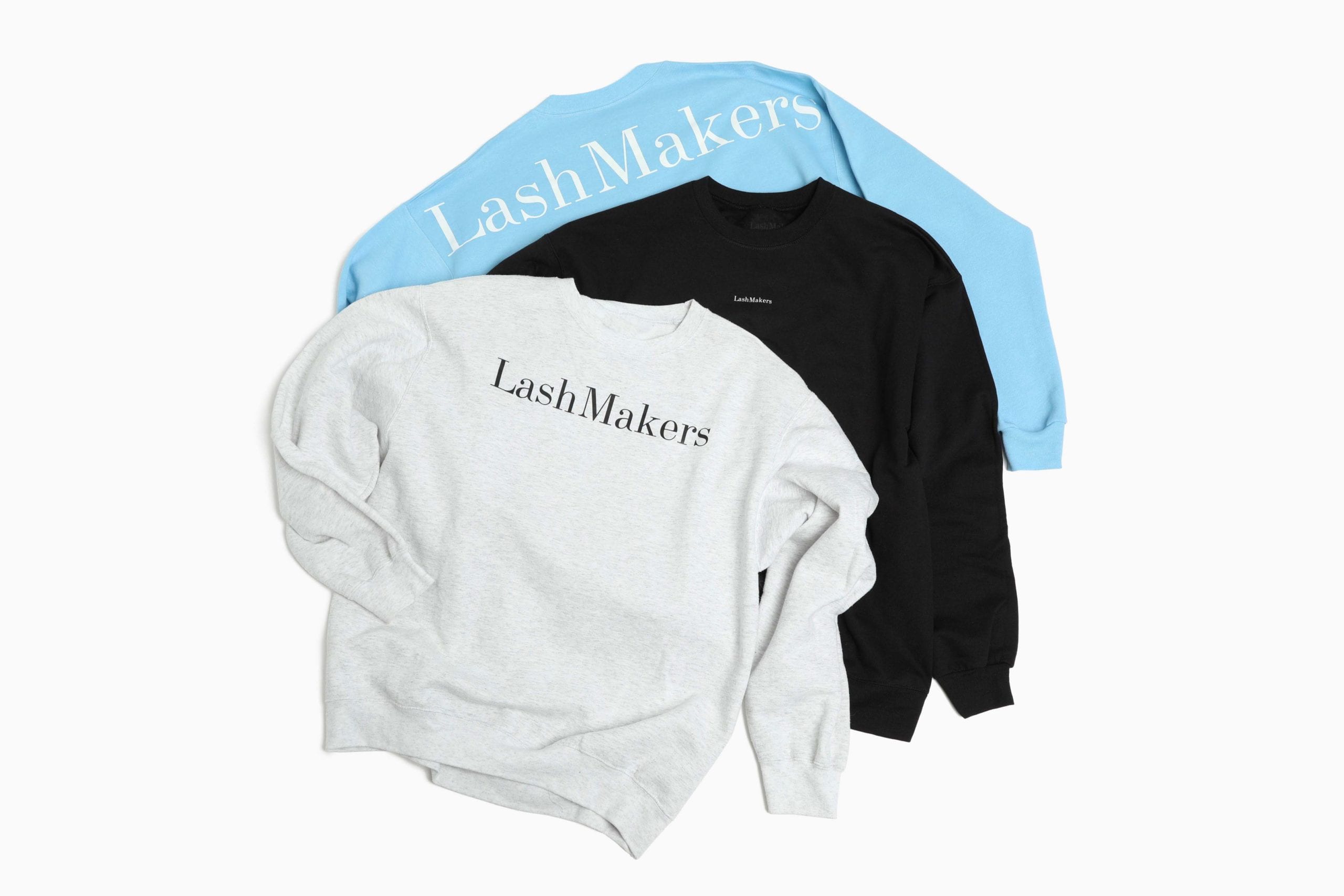 LashMakers - set of sweatshirts - trio