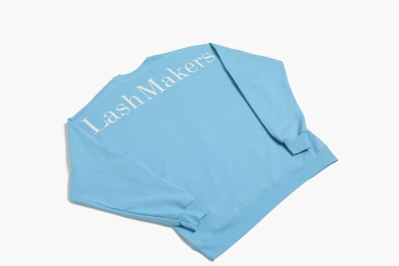 LashMakers - blue sweatshirts